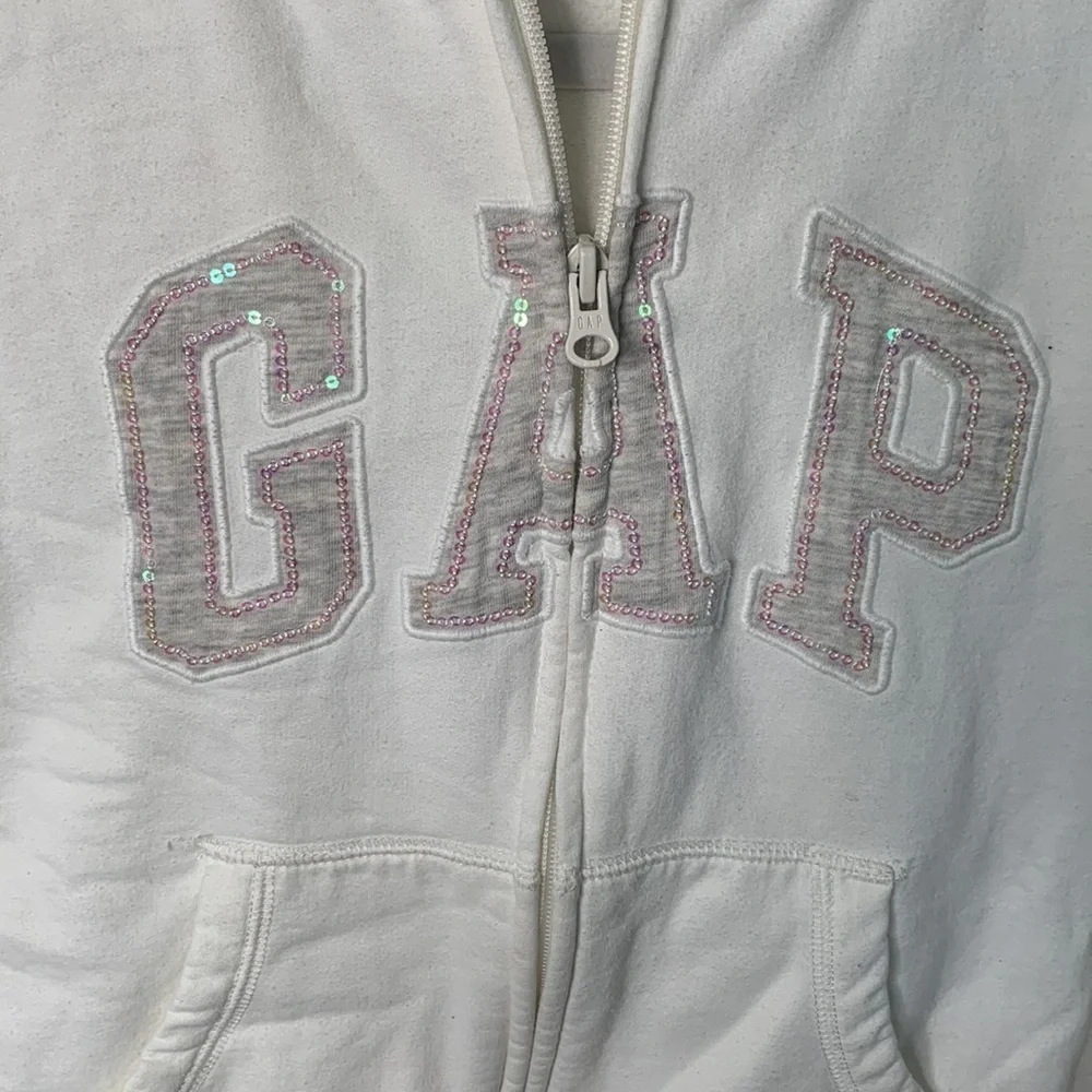 GAP white sequins